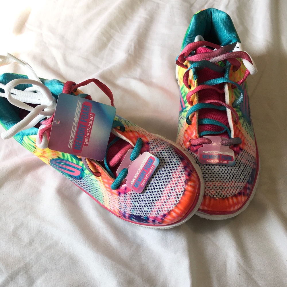 Memory foam Sketchers Gel-Infused Colorful Sneaker